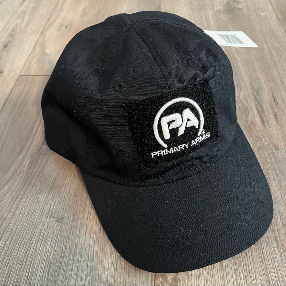 Primary Arms Black Logo Cap Velcro Patch